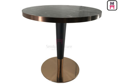 ซื้อ หินอ่อนธรรมชาติสีดำกับ Gapless Golden Seam โต๊ะทานอาหารสุดหรู online manufacture