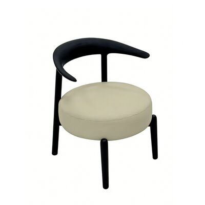 ซื้อ เก้าอี้ทานอาหารไม้แอชตามหลักสรีรศาสตร์ ดีไซน์ทันสมัย พนักพิงโค้งไร้แขน เบาะหนานุ่ม เก้าอี้ร้านอาหารไม้จริงสำหรับใช้ในบ้านและเชิงพาณิชย์ สีดำ online manufacture