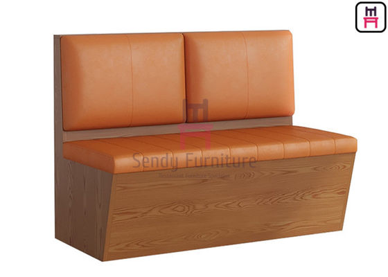 ซื้อ ลามิเนตกันน้ำ PU Leather Upholstered Restaurant Booth 3.8cbm online manufacture