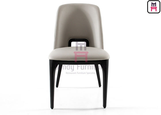 ซื้อ เก้าอี้ร้านอาหารไม้หุ้มเบาะหลังกลวงหนัง Tufted online manufacture