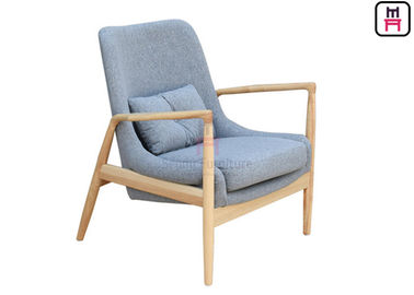 Oak Wood Blue ร้านอาหารเก้าอี้โซฟาสไตล์นอร์ดิกโมเดิร์น 66 * 69 * 84 ซม