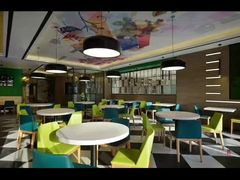 เก้าอี้ครัวหนังสีดำไม้ Armless, เก้าอี้ห้องรับประทานอาหารไม้สีอ่อนหรูหรา