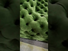 ชุดโซฟาร้านอาหารหนังกระจุกเชสเตอร์แอปพลิเคชั่นล็อบบี้โรงแรมระดับห้าดาว