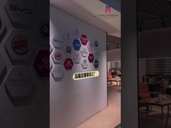 เก้าอี้ร้านอาหารโลหะหลังเปลือก