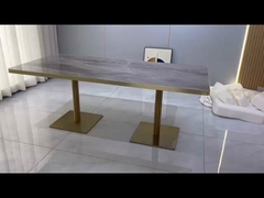 สแตนเลส โรส โกลเด้น โต๊ะรับประทานอาหาร ภัตตาคาร