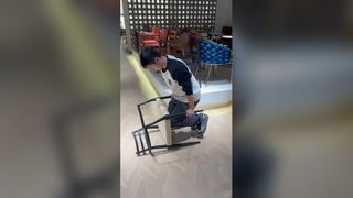 เก้าอี้รับประทานอาหารไม้แอชแกะสลักดีไซน์ทันสมัย